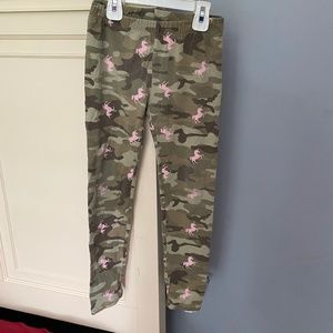 Gap camo and unicorn pants